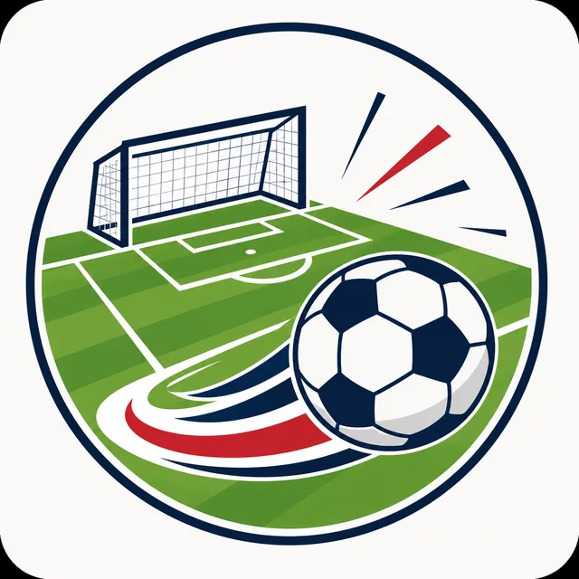 Fußballfeld mit Tor